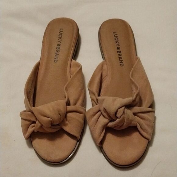 LUCKY BRAND upper leather slip on flats size 6M - Picture 2 of 6